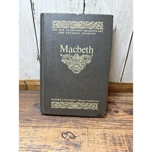 Macbeth by Shakespeare (hardcover book) Clarendon Edition 1960 Canadian Oxford